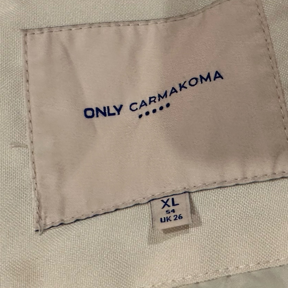 Carmakoma Ivory Puffer Coat with Faux Fur Trim - Picture 5 of 6
